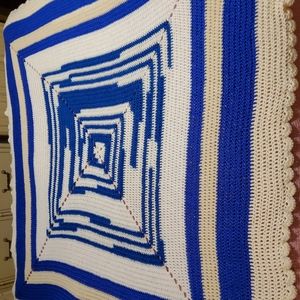 Broken Maze Afghan Throw